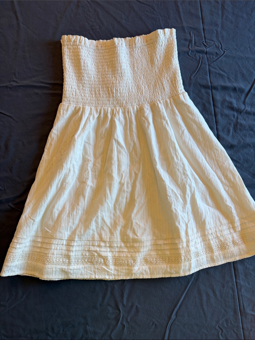 American Eagle Outfitters White Strapless dress